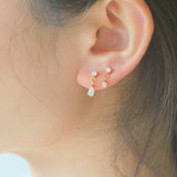 Anisa cz stud earrings