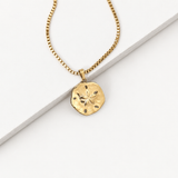Flower Sand Dollar Necklace
