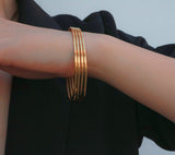 gold bangle bracelet