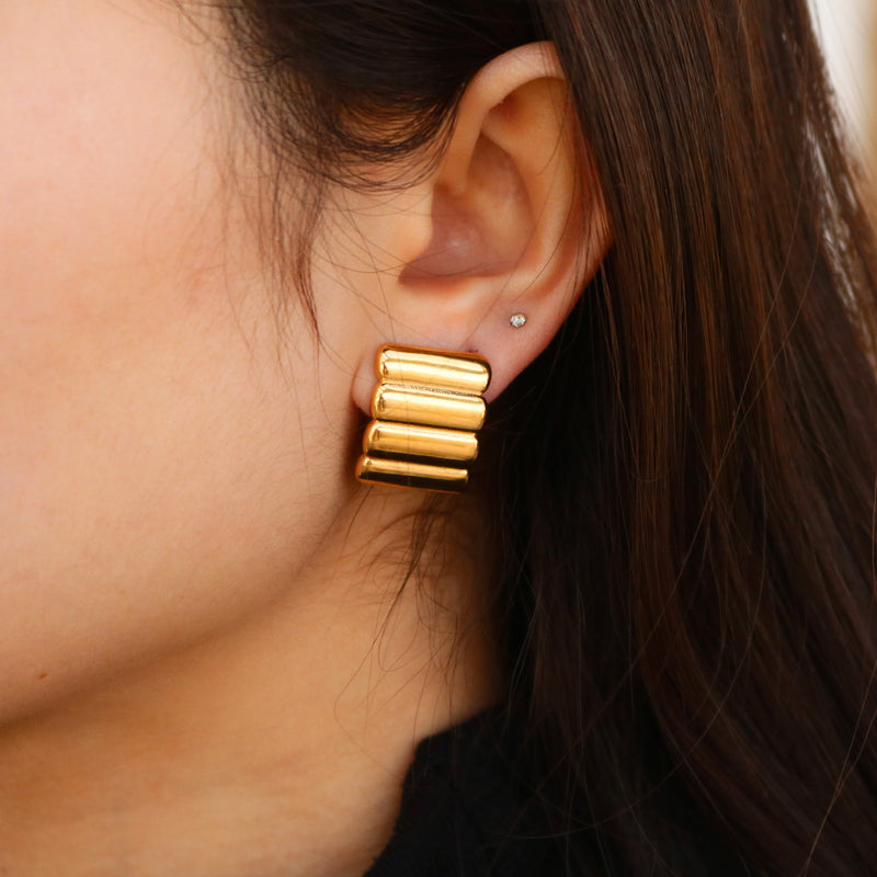 Gold Hoop Earrings