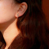 Waterproof Gold Marquise Cluster Ear Climbers, 18k gold-plated stainless steel