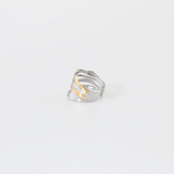 Mixed Multi-Row Hammered Ring