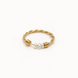 pearl fidget spinning ring