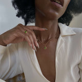 Square Emerald Ring set