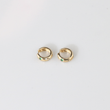 Rainbow Stone -Hoops