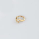Spiral CZ Bypass - Ring