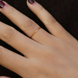 Tiny CZ Stacker Ring
