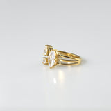 Toi et Moi Cluster Ring