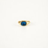 blue stone ring