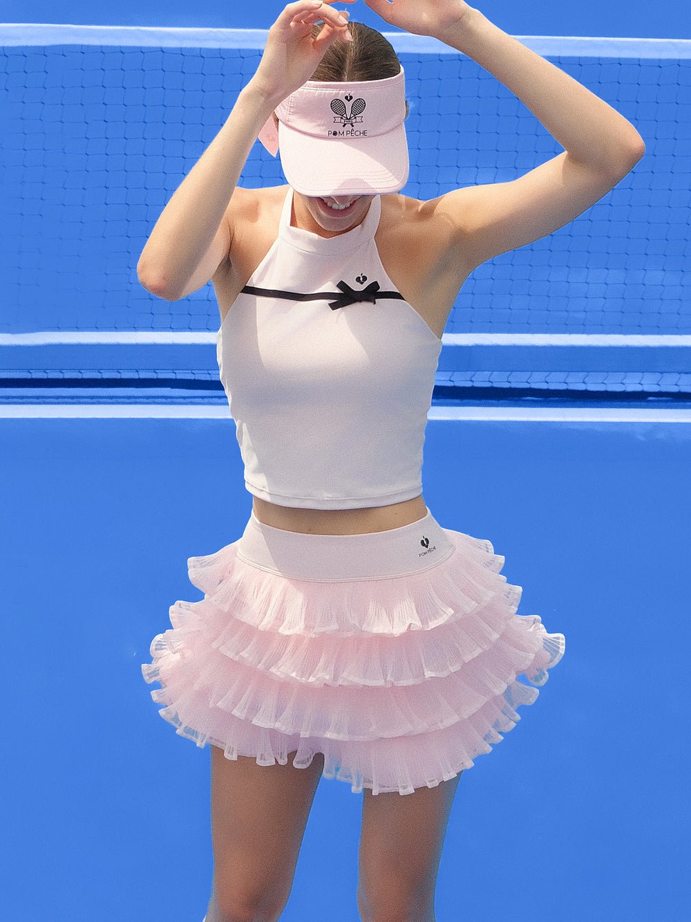 Bow - Detail T - Back Tank Top for Pickleball & Tennis - Volaea Pickleball Attire