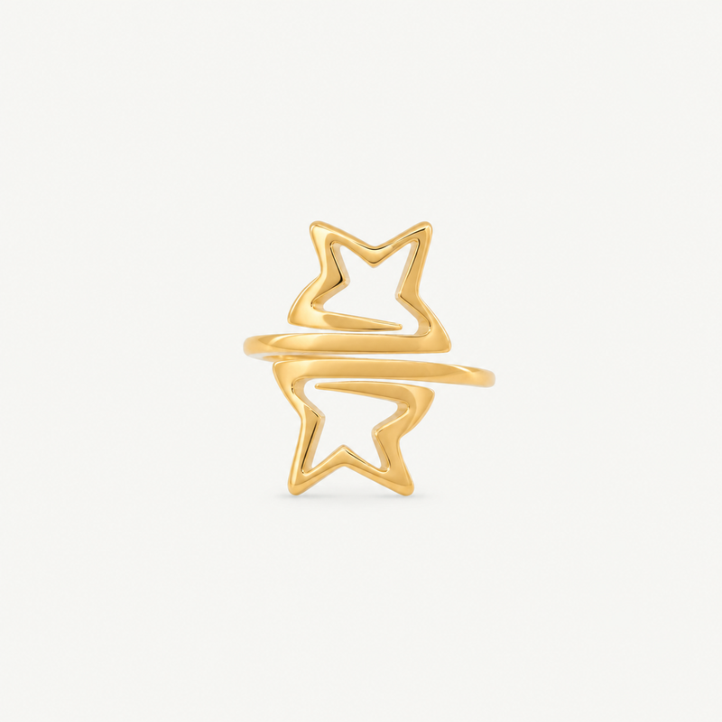 Celestial Star Wrap Ring