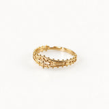 Victorian Engraved Ring Adjustable gold