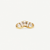 Cluster Sparkling Ring - Waterproof Dainty Vintage Style