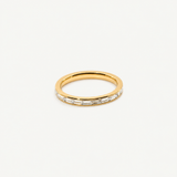 Crystal Slim Band Ring