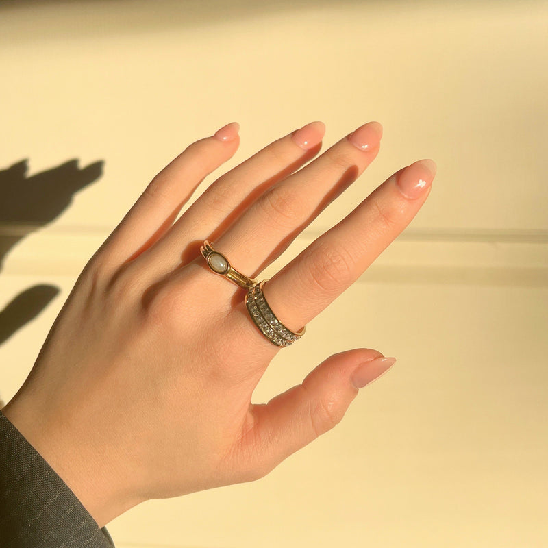 CZ Band Ring for Women