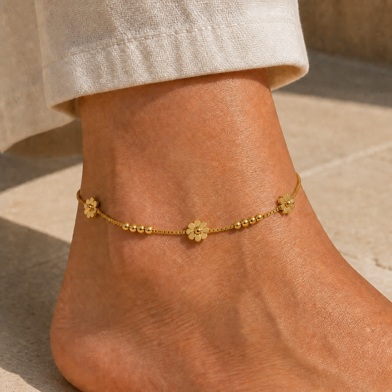 Daisy Chain Anklet