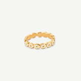 Daisy Flower Band Ring