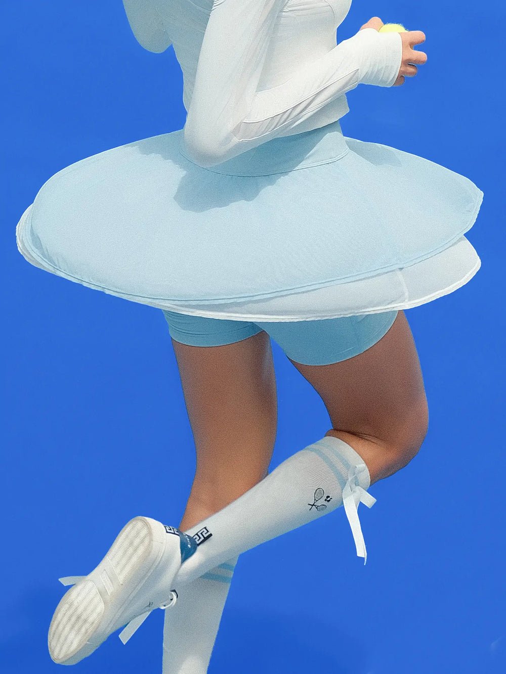 Double - Layered Mesh Performance Skort for Tennis & Pickleball - Volaea Pickleball Attire