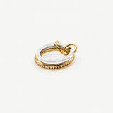 Double Sparkle Link Ring