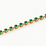 emerald tennis bracelet 