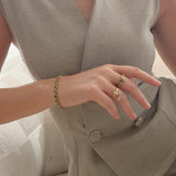 emerald tennis bracelet