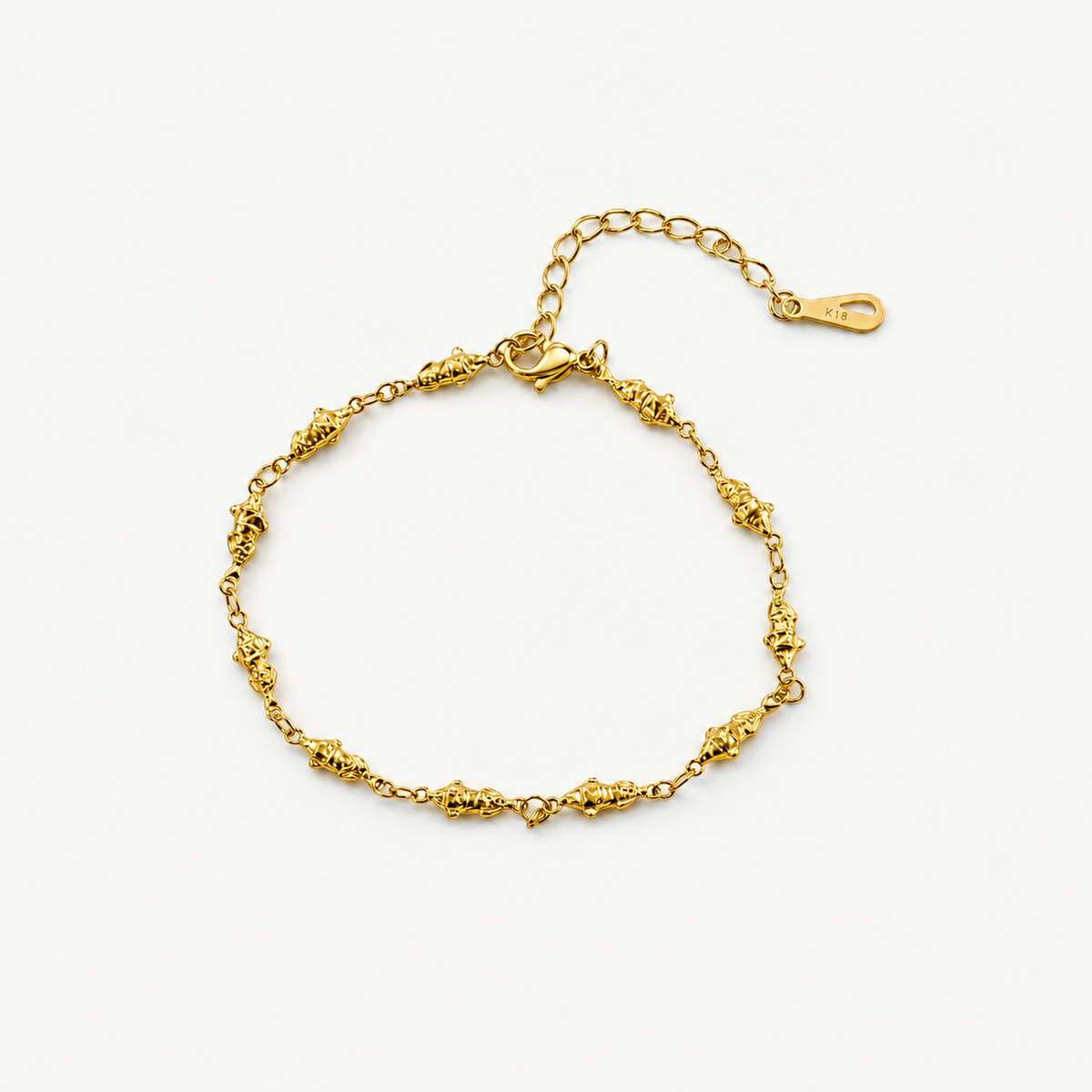 Fish Anklet – 18k Gold Plated Waterproof