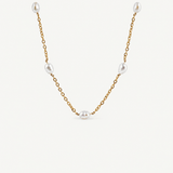 Freshwater Pearl Station Necklace