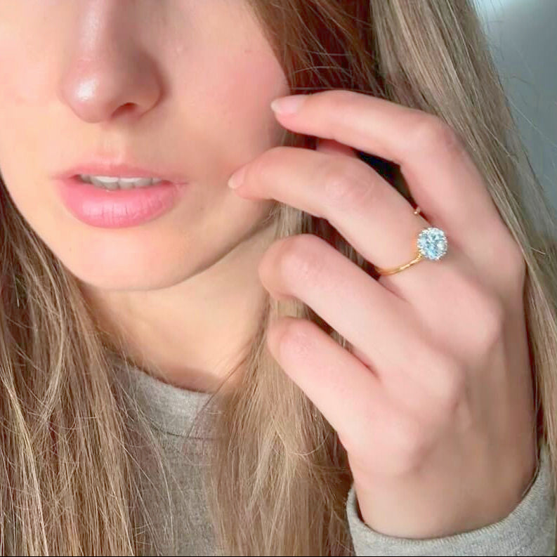 Solitaire Wrap Ring
