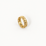 gold beaded ring