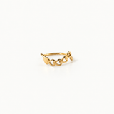 gold heart ring
