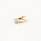 gold solitaire ring