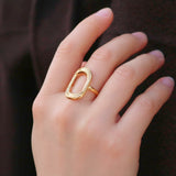 Open Oval Ring