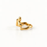 Gold Sculpted Ring