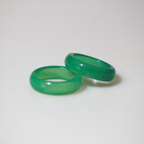 green jade ring