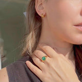Bold Huggie Hoops, waterproof 18k gold-plated stainless steel