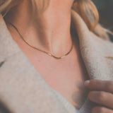 herringbone necklace