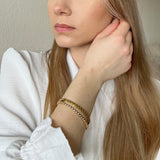 Twinkle Bangle, waterproof 18k gold-plated stainless steel