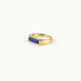 gold lapis lazuli ring