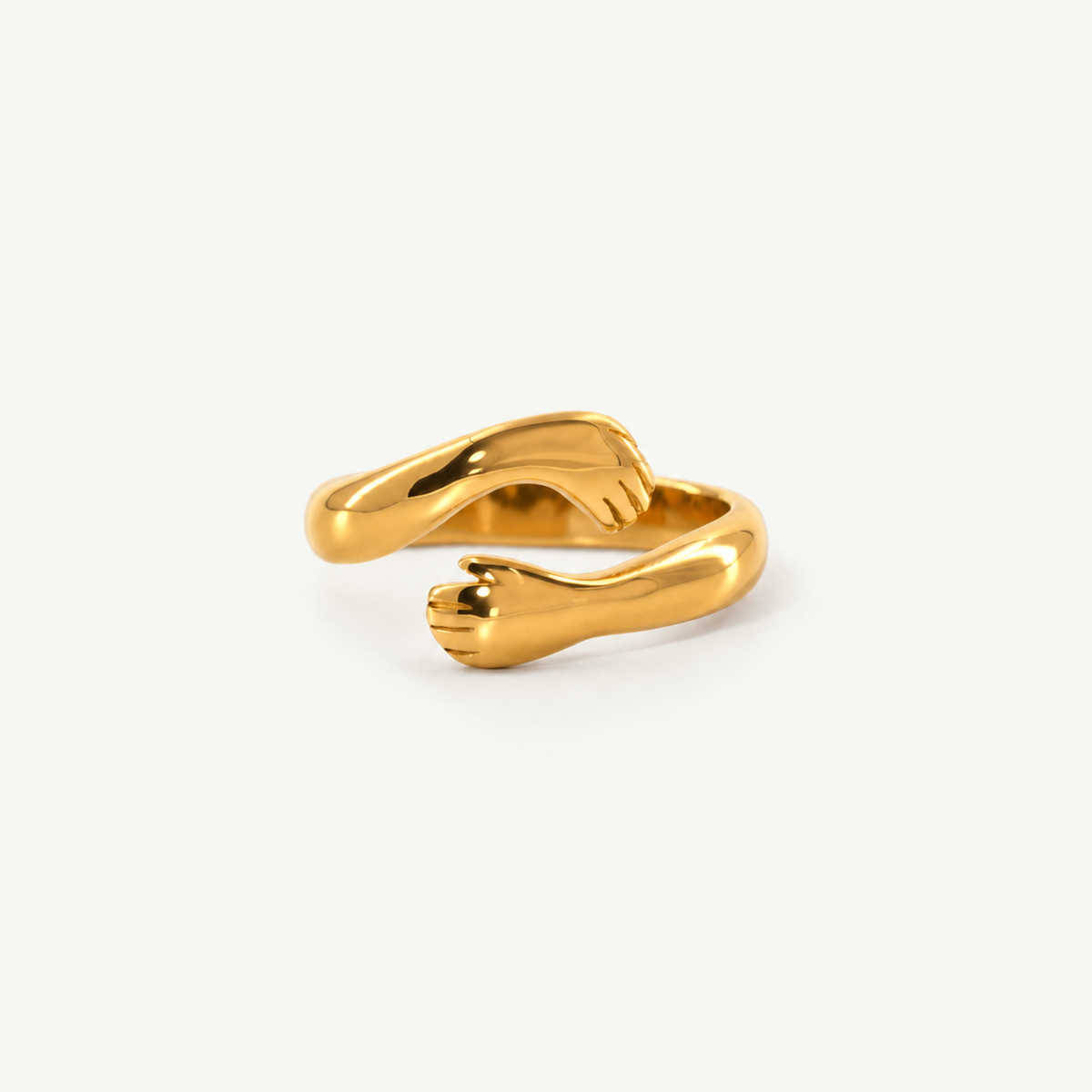 Love Hug Ring – 18k Gold Plated Stainless Steel Ring