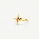 Minimalist Gold Plated Star Ring