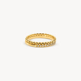 Milgrain Half Eternity Band Ring