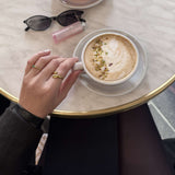 Waterproof Tarnish-Free Hug Ring, 18k gold-plated stainless steel