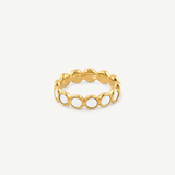 Mother of Pearl Eternity Ring