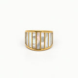 mother of pearl ring