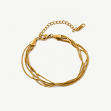 Multi Layered Snake Chain Bracelet