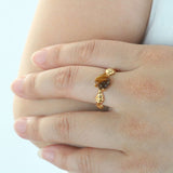 Ocean Spirit Ring, 18k gold-plated