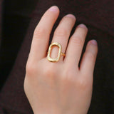 Open Oval Ring