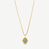 Oval Jade Necklace