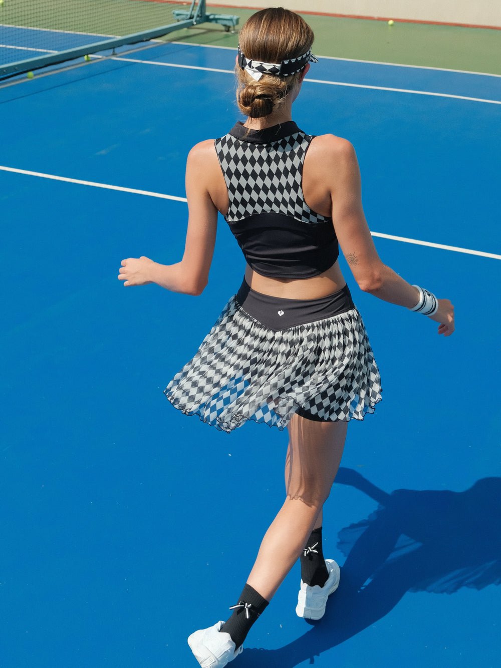 Paris Half - Zip Polo Tank Top for Tennis - Volaea Pickleball Attire