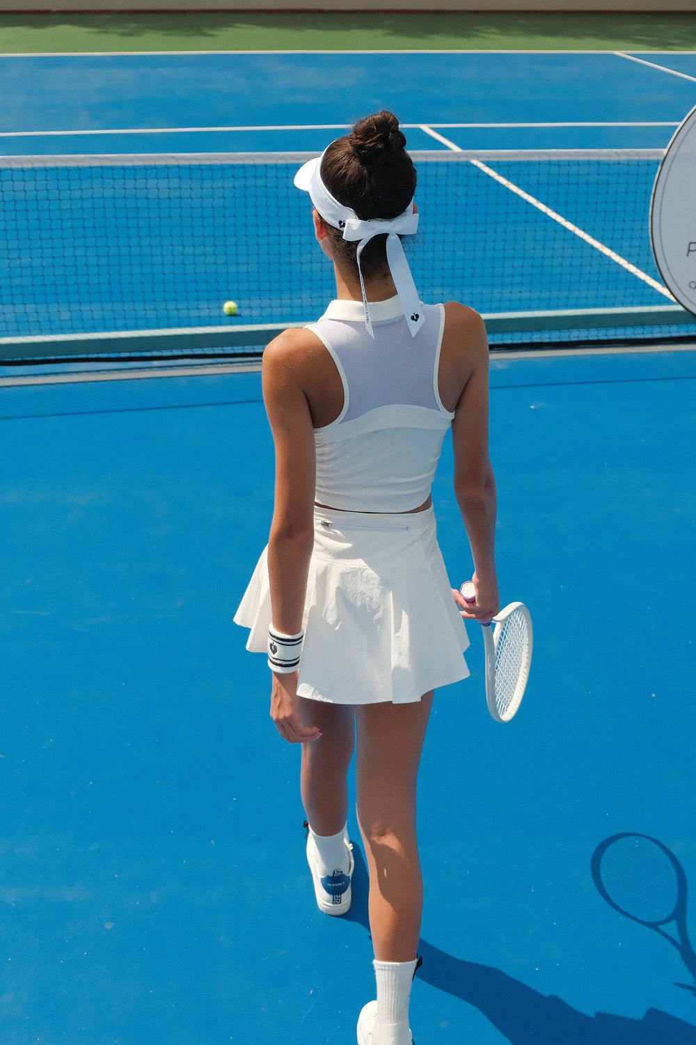 Paris Half - Zip Polo Tank Top for Tennis - Volaea Pickleball Attire